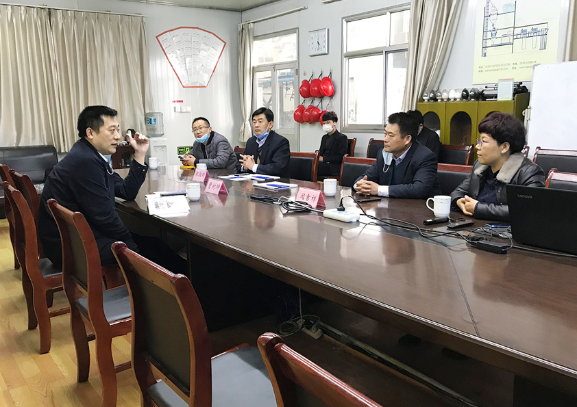 濟(jì)南大學(xué)機(jī)械工程學(xué)院院長(zhǎng)曹樹坤 來博陽機(jī)械參觀洽談