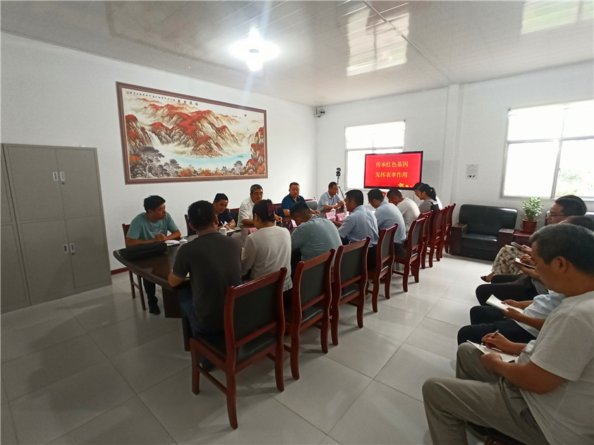 博陽機械“傳承紅色基因，發(fā)揮表率作用”主題黨日活動圓