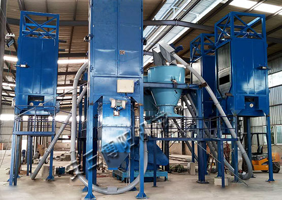 石灰粉噸袋開袋站怎么處理物料袋？