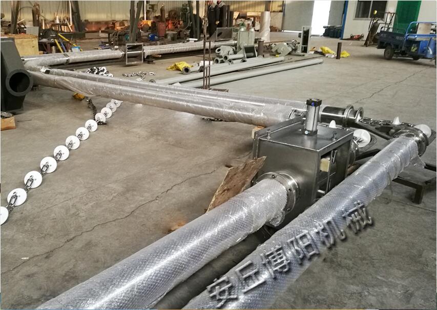 石粉管鏈式輸送機怎樣布局使用？