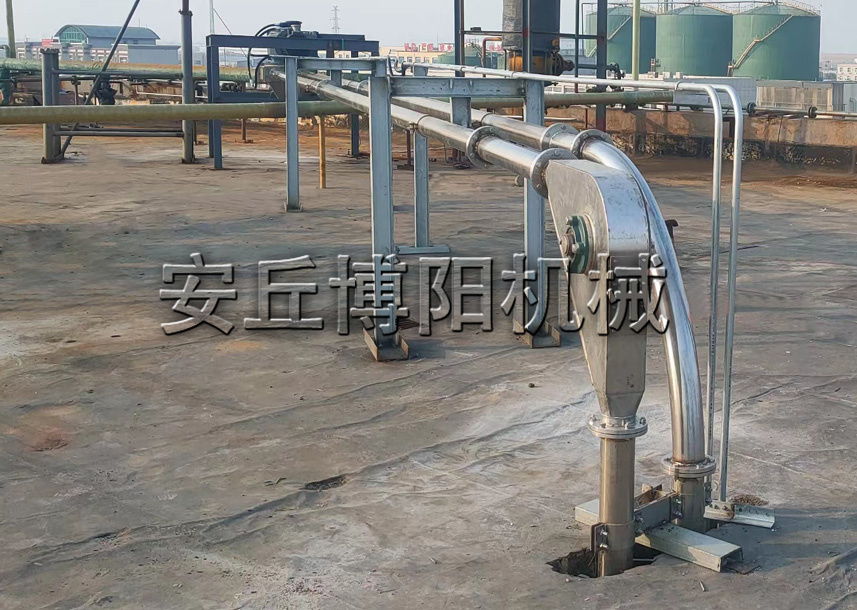 氯化鈣管鏈式輸送機 管鏈粉體輸送機如何布置？