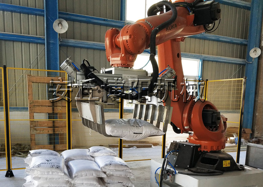 純堿全自動碼垛機器人如何降低企業(yè)的用工量？