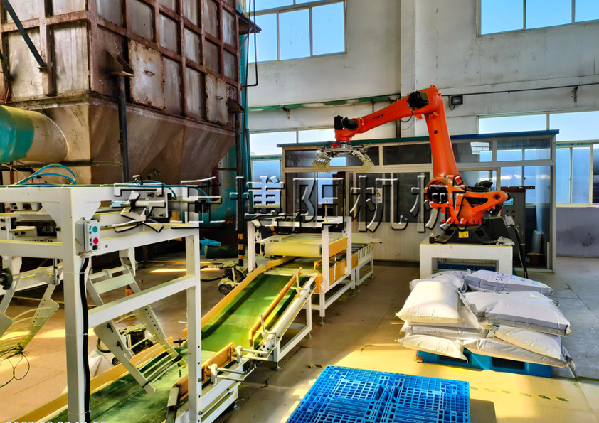 飼料顆粒自動碼垛機器人的使用優(yōu)勢是什么？