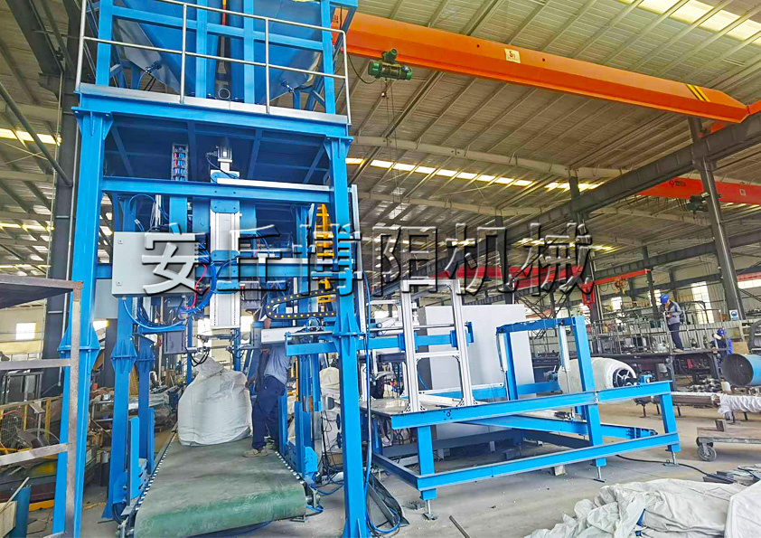 碳酸鈣粉全自動噸袋包裝機的工作流程工作流程是什么？