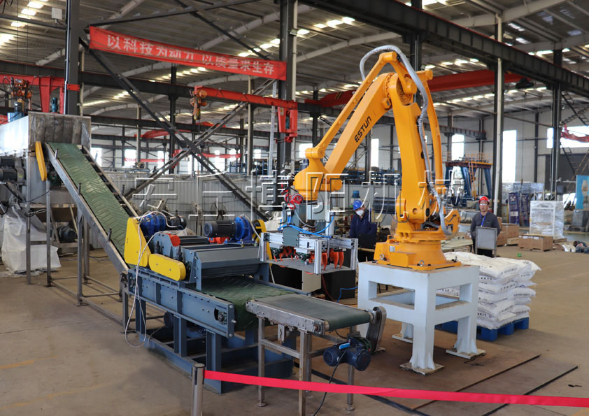 氧化鎂全自動(dòng)拆包機(jī)械手的主要組成和工作流程是什么？