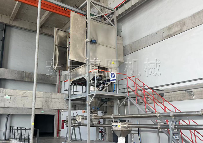 工業(yè)鹽噸袋拆袋設(shè)備 無塵噸袋拆包機配套使用